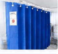 SOARCHO blue disposable curtains