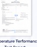 Temperature Performance Test Report