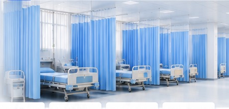 Hospital ward curtains solution