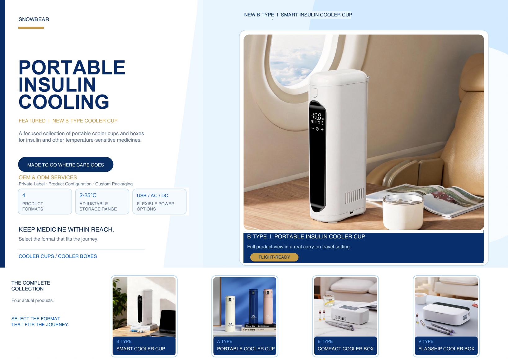 SNOWBEAR Insulin Cooling Solutions Catalogue